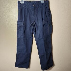 5.11 Tactical Womens TDU Dark Navy Cargo Ripstop Pants-Size 8